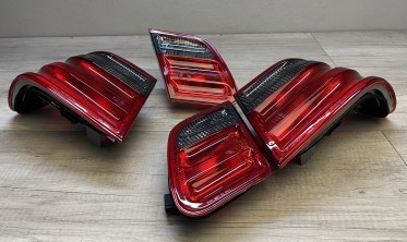 Фонари задние Mercedes W210 седан red smoke фото