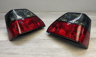 Тюнінгові задні ліхтарі VW Golf 2 red-smoke фото