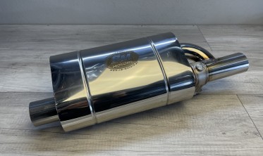 Глушитель прямоточный RM-motors с регулятором звука фото
