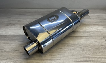 Глушитель прямоточный RM-motors с регулятором звука фото