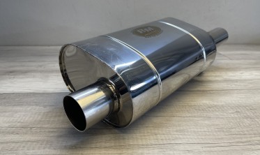 Глушитель прямоточный RM-motors с регулятором звука фото