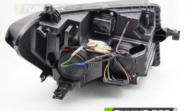 Диодные фары передние для VW Crafter 2 черные фото