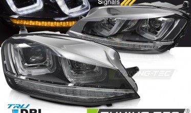 Передние тюнинг фары для VW Golf 7 2013-2017 фото
