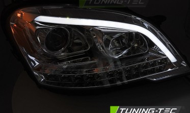Передні тюнінг фари з діодами для Mercedes M W164 ML 09-11 фото
