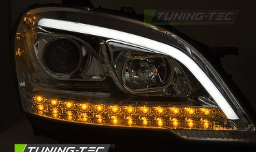 Передні тюнінг фари з діодами для Mercedes M W164 ML 09-11 фото