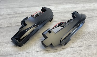 Тонированные LED повроты в зеркала Volvo S60 V40 V60 V70 фото