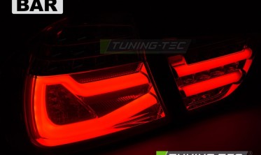Темные задние фонари (стопы диодные) BMW 3 sedan E90 LCI  фото