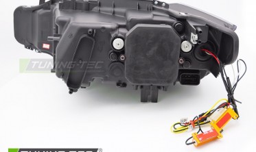 Передние фары BMW 3 F30, F31 2011-2015 с диодными поворотами фото
