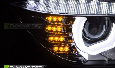 Фары передние тюнинговые BMW F30, F31 3D ANGEL EYES (под ксенон D1S) фото