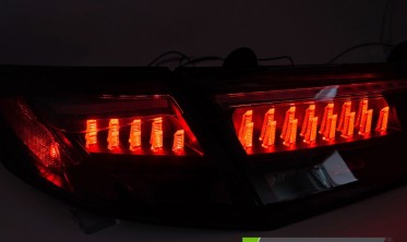Темні задні ліхтарі (стопи діодні) Honda Civic 11 hatchback  фото