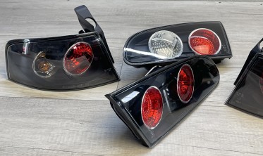 Ліхтарі задні тюнінгові Seat Ibiza 3 6L чорні фото