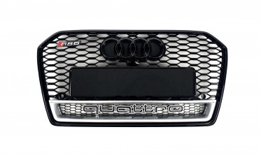 Тюнинг радиаторная решетка стиль RS6 для Audi A6 C7 фото