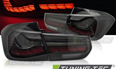 Задние тюнинговые фонари OLED BMW 3 F30 тонированные фото