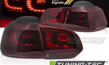 Фонари задние тюнинговые (стопы диодные) VW Golf 6 фото