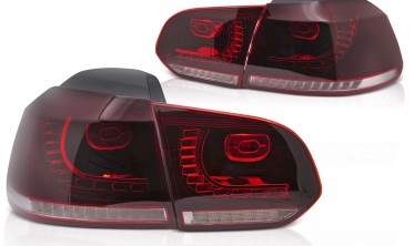 Led ліхтарі задні VW Golf 6 з динамічними поворотами фото