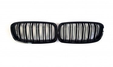 Радиаторные решетки (ноздри) BMW 3 Series F30 / F31 / F35 M-Look фото