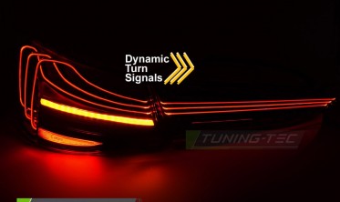 Задние тюнинг фонари BMW G22, G23 Laser look тонированные фото