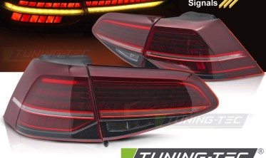 Led фонари задние VW Golf 7 с динамическими поворотами фото