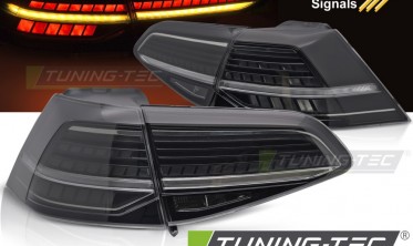 Фонари задние тюнинговые VW Golf 7 2013-2019 тонированные фото