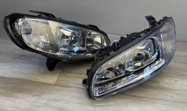 Фари передні з лінзами Opel Omega B хромовані фото