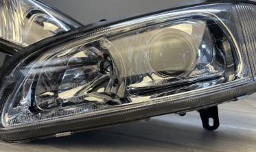 Фари передні з лінзами Opel Omega B хромовані фото