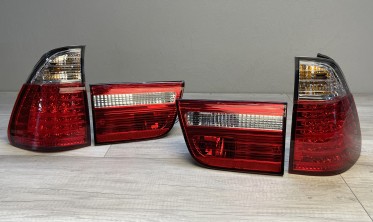 Светодиодные фонари задние BMW X5 E53 красные фото