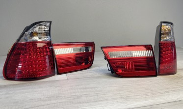 Светодиодные фонари задние BMW X5 E53 красные фото