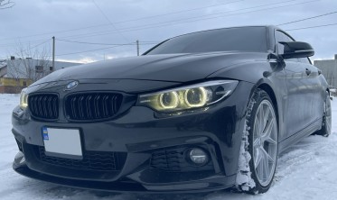 Ченрые радиаторные решетки (ноздри) для BMW 4 F32/F33/F36 фото