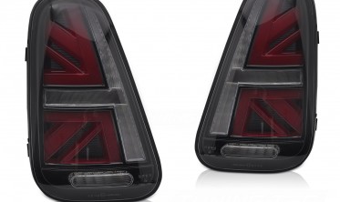 Диодные задние фонари Mini Cooper R50, R52, R53 темные фото