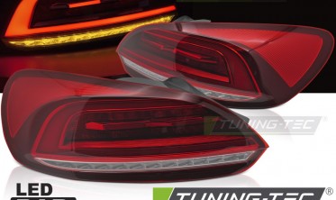 Тюнинговые задние фонари (стопы диодные) VW Scirocco 3 фото