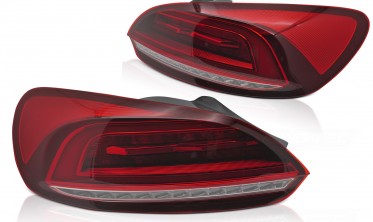 Тюнінгові задні ліхтарі (стопи діодні) VW Scirocco 3 фото