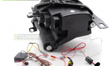 Фари передні діодні для Mini Cooper R55 R56 R57 R58 R59 чорні фото