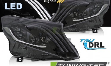 Фары передние диодные для Mercedes V-KLASA W447 Vito черные фото