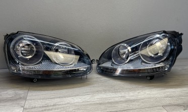 Фары передние VW Golf 5 / Jetta стиль GTI black фото