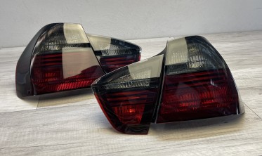 Задні ліхтарі тюнінгові BMW E90 седан red-smoke фото