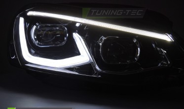 Передние фары full led для VW Golf 7 тюнинг оптика фото