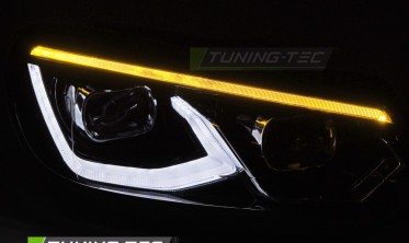 Передние фары full led для VW Golf 6 черная тюнинг оптика фото