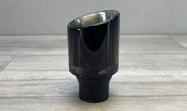 Насадка глушителя черная Buzzer ZZ106XS круглая 100 мм с вкладышем фото