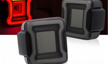 Задние лед фонари (стопы) Jeep Wrangler JL 2018-2023 тонированные фото