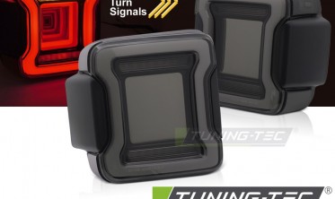 Задні лед ліхтарі (стопи) Jeep Wrangler JL 2018-2023 темні  фото