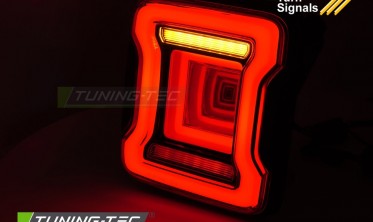 Задні лед ліхтарі (стопи) Jeep Wrangler JL 2018-2023 темні  фото