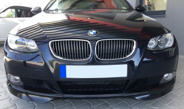 Накладки клыки переднего бампера BMW E92 / E93 дорестайл стандарт фото