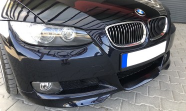 Накладки клыки переднего бампера BMW E92 / E93 дорестайл стандарт фото