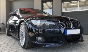 Накладки клыки переднего бампера BMW E92 / E93 дорестайл стандарт фото