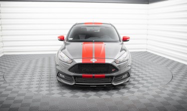 Центральная накладка на передний бампер Ford Focus 3 рест. ST  фото