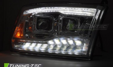 Передние фары Dodge RAM 2009-2018 с двумя линзами фото