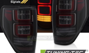 Светодиодные задние фонари Ford F150 MK12 темные тюнинговые фото
