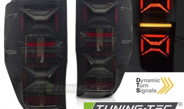 Тюнинговые задние фонари Ford Ranger 11-18 стопы диодные тонированные фото