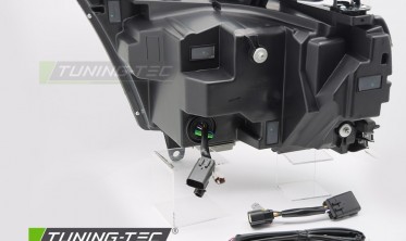 Черные led фары передние Dodge Ram 2019-2022 тюнинг оптика фото