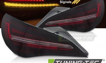 Задні ліхтарі full led стопи Mercedes CLA C117 чорні з червоним фото